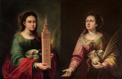 Saints Justa and Rufina by Salvador Gutiérrez de la Vega